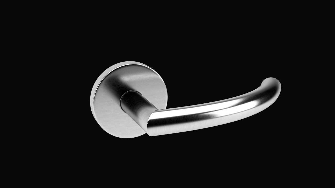 AHI 107 Series Hollow Lever Set, Stainless Steel