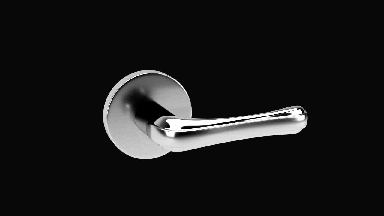 AHI 114 Series Hollow Lever Set, Stainless Steel