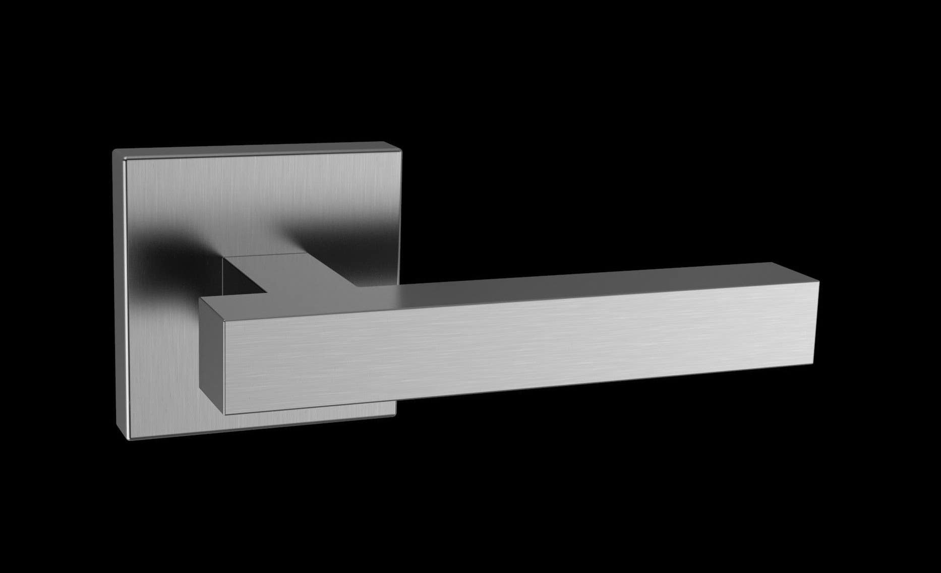 AHI 122 Series Solid Lever Set, Stainless Steel