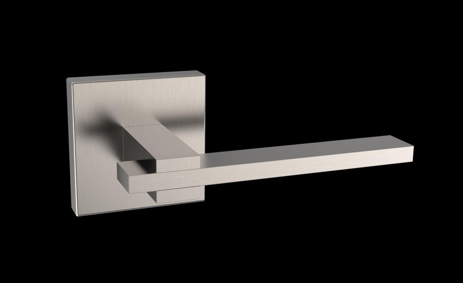 AHI 124 Series Solid Lever Set, Stainless Steel