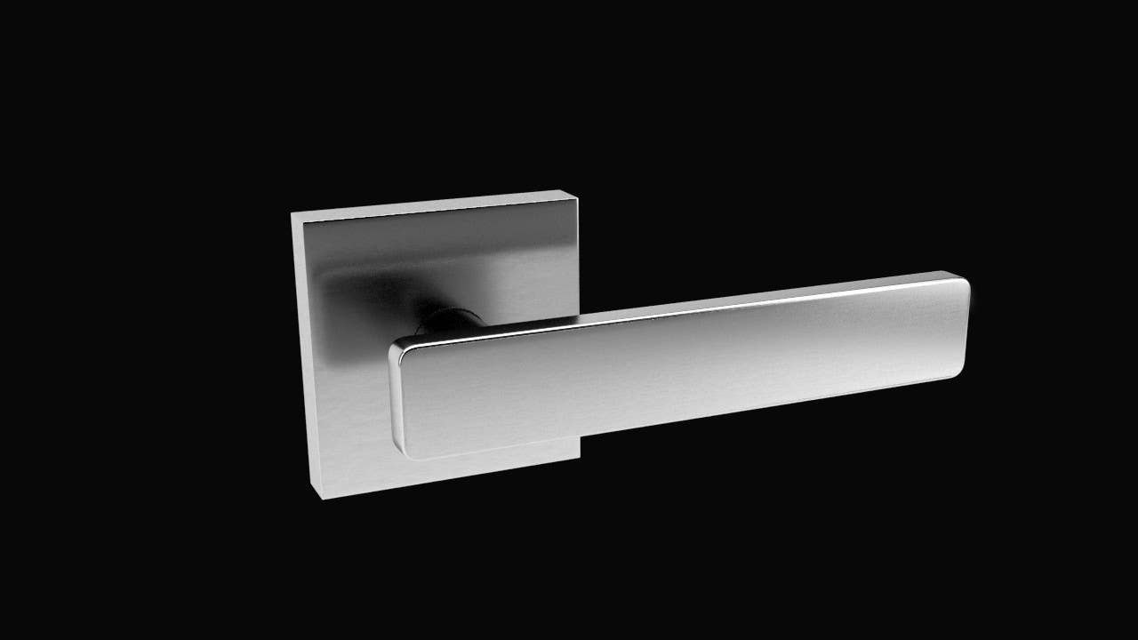 AHI 126 Series Solid Lever Set, Stainless Steel