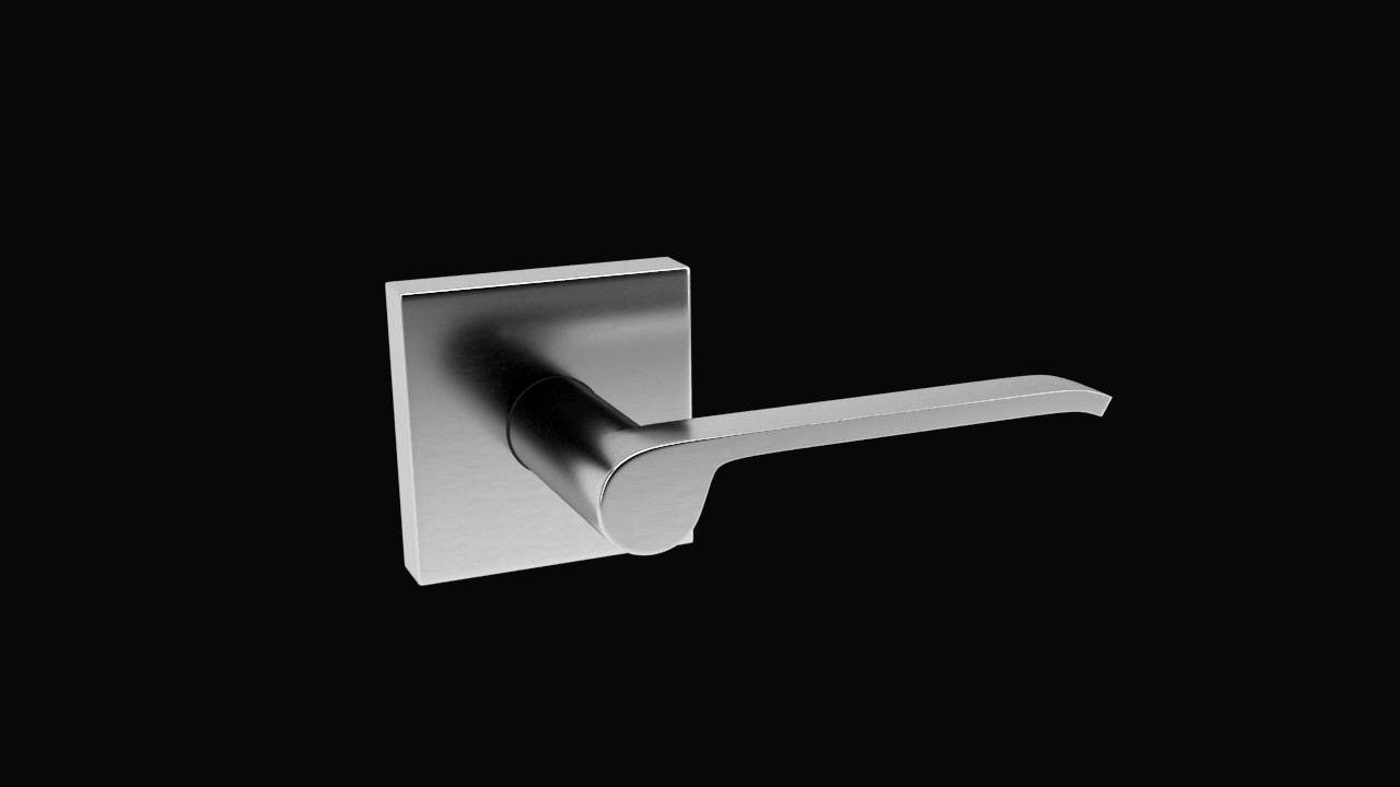 AHI 141 Series Solid Lever Set, Stainless Steel