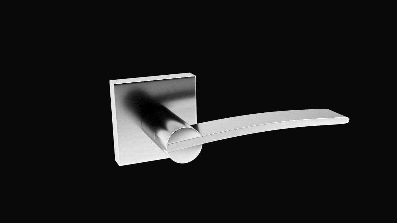 AHI 156 Series Solid Lever Set, Stainless Steel