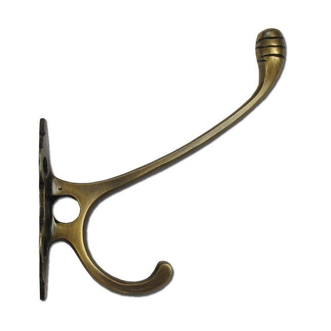 Gado Gado HHK7058 Double Hook with Carved Back