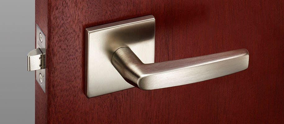 Corbin Russwin Tubular Locksets TL3700 Series Museo Lever & Inspire Roseless Trim w/ J Collar