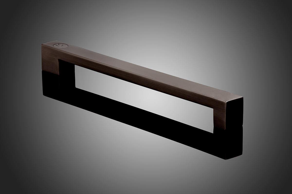 Forms+Surfaces 2000L Series Rectangular Tubular Door Pull w/ Deadlock Options