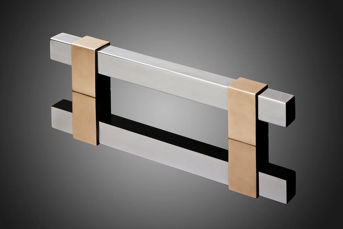 Forms+Surfaces HDQUA Quadrant Series 1000 Configurable Door Pull, 1" x 1.5" Straight Grip