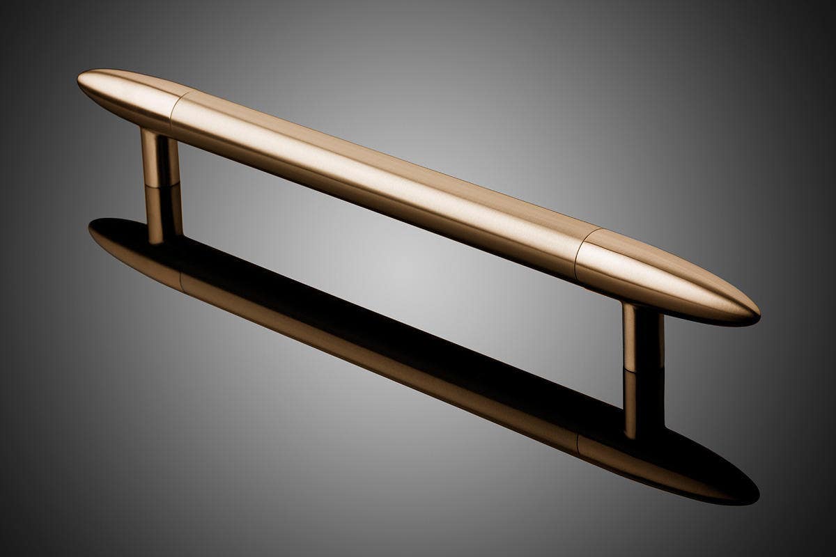 Forms+Surfaces SXT Sextant Series 1500 Configurable Door Pull, 1.5" (38mm) dia. Straight Grip