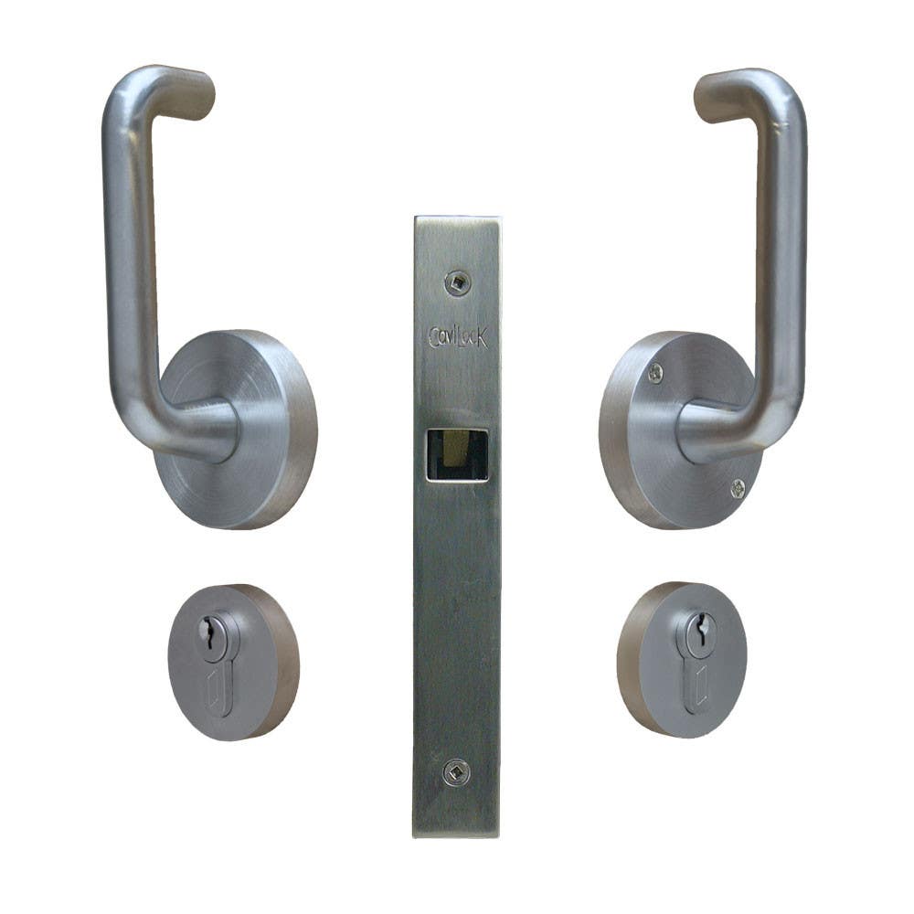 Cavity Sliders Cavilock CL100 ADA Lever, Satin Chrome