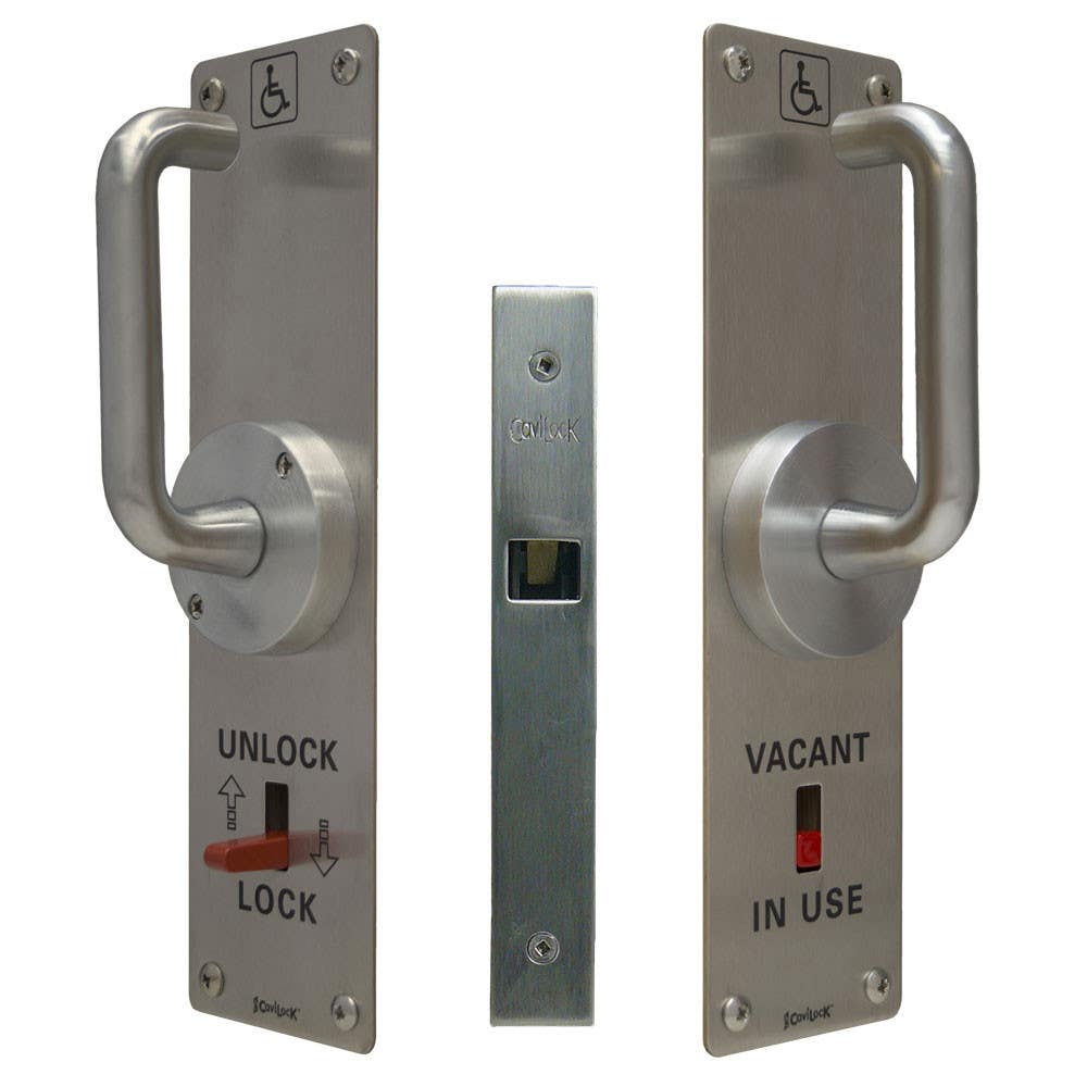 Cavity Sliders Cavilock CL100 ADA LaviLock, Satin Chrome