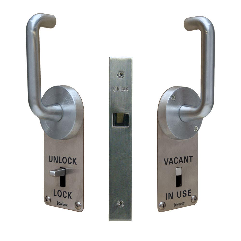 Cavity Sliders Cavilock CL100 ADA Indicator Lock, Satin Chrome