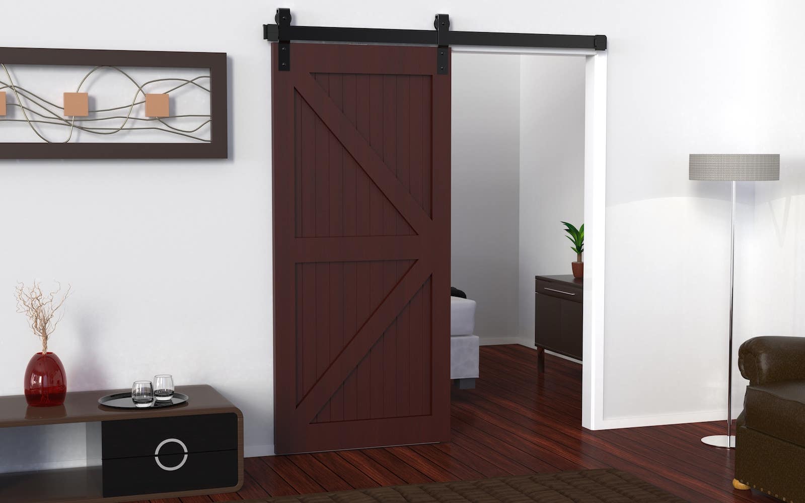 Cavity Sliders Barn Door Track Pack