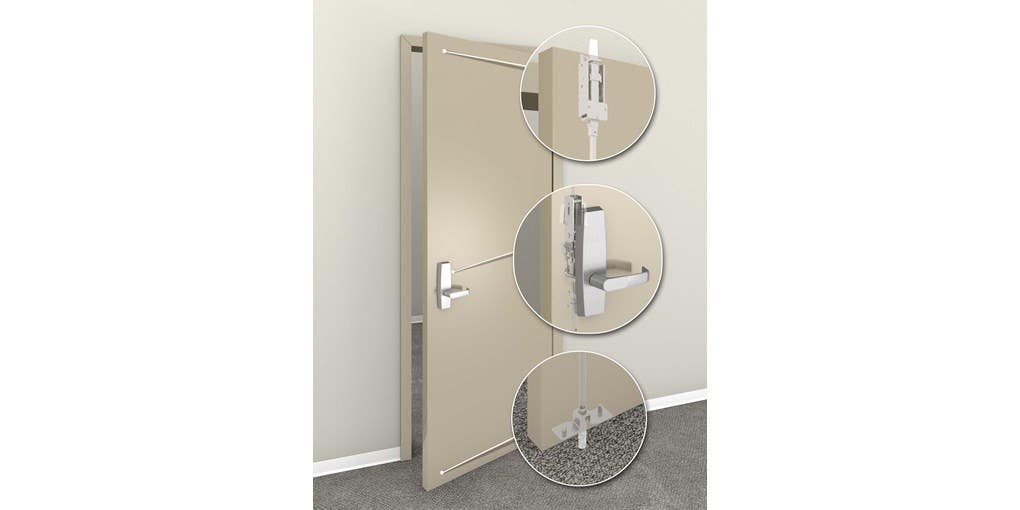 Corbin Russwin MP9800 Series Multi-Point Vertical Rod Lock: Standard & Museo Collection Levers