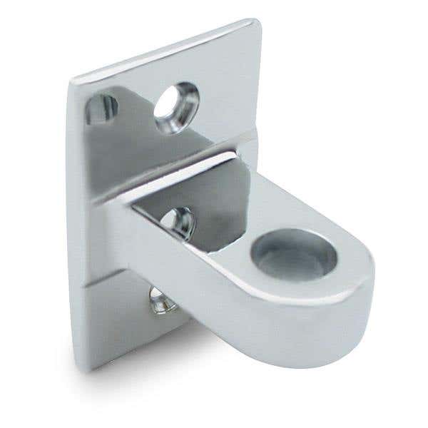 Jacknob 3710 Hinge Bracket Top Accurate Flat 1350-O w/ Zamac Material & Polished Chrome Finish