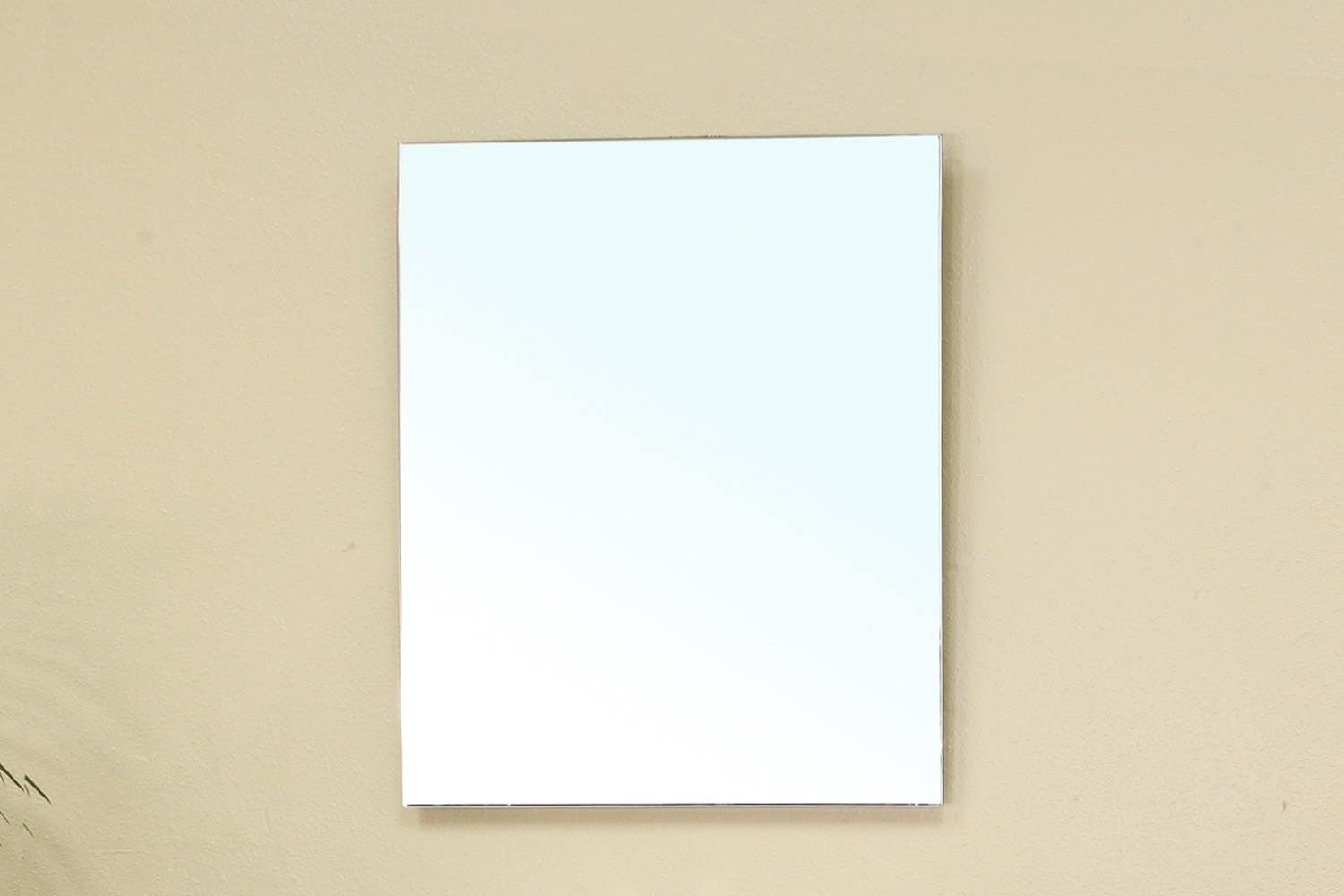 Bellaterra 202117B Solid Wood Frame Mirror - Dark Espresso - 29x0.5x23.5"