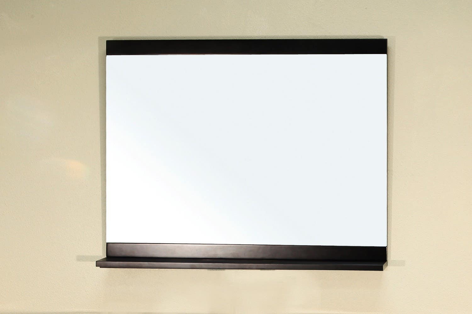 Bellaterra 202140 Mirror - Wood - Dark Espresso  - 35.4x4.3x29.5"