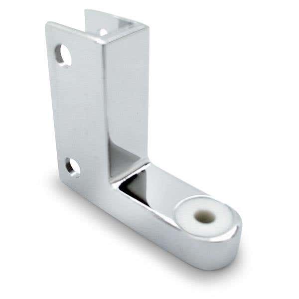 Jacknob 3720 Hinge Bracket Top 1/2" Post w/ Zamac Material & Polished Chrome Finish