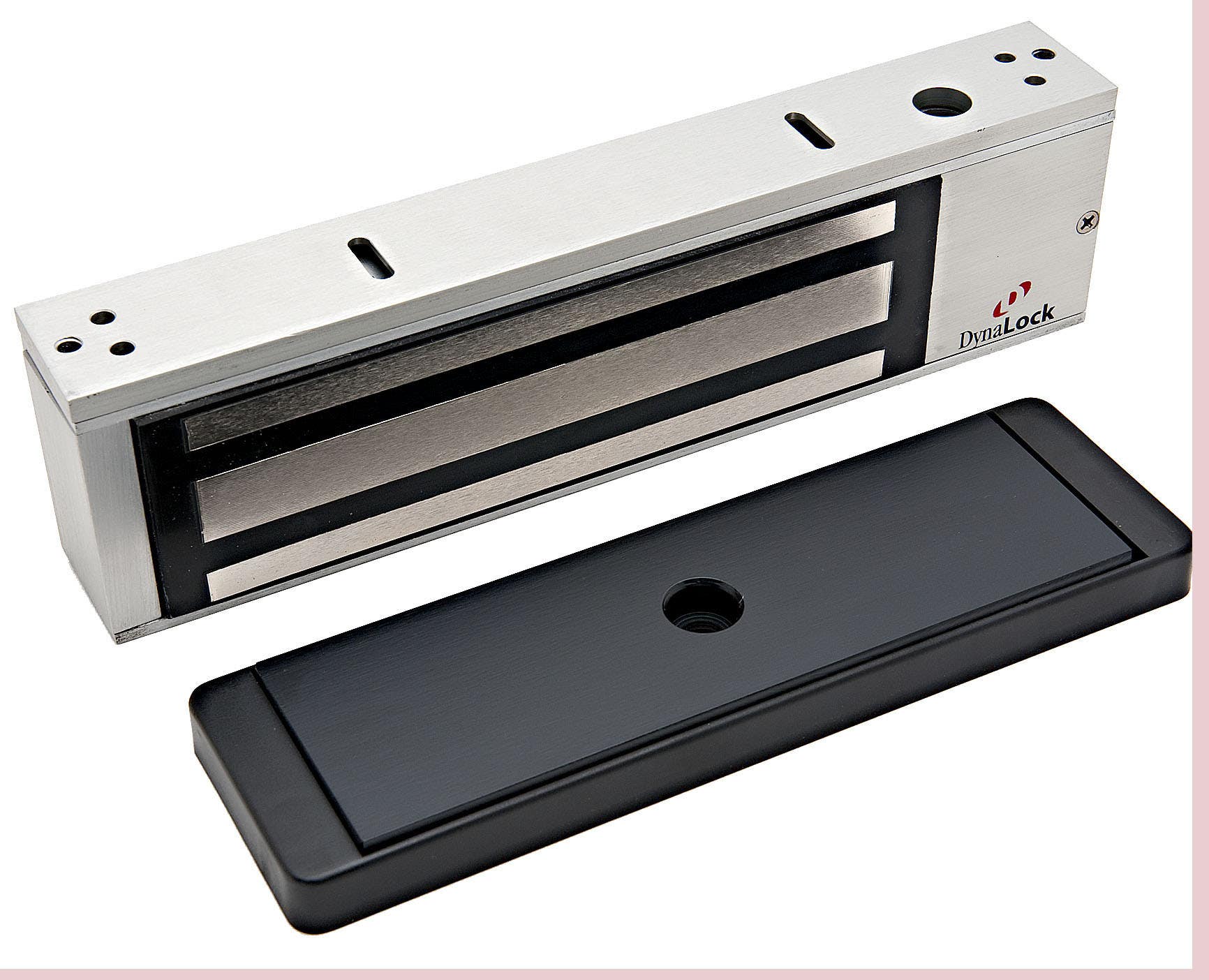 DynaLock 2011-390 Single 1200 lb Holding Force Maglock, Finish-Satin Aluminum