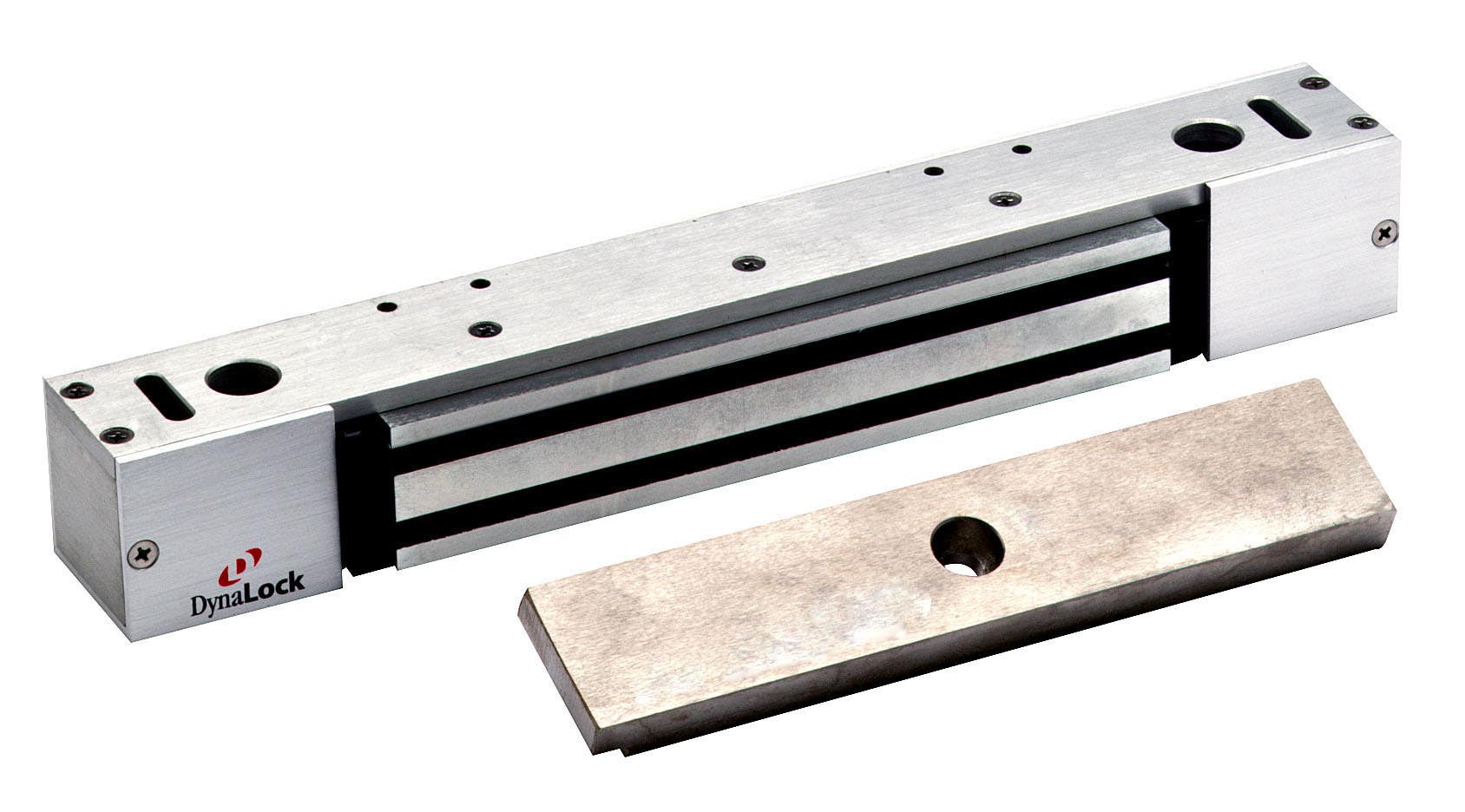 DynaLock 2268-10 Single Outswing. Low Profile 1200 lb Holding Force Maglock, Finish-Satin Aluminum