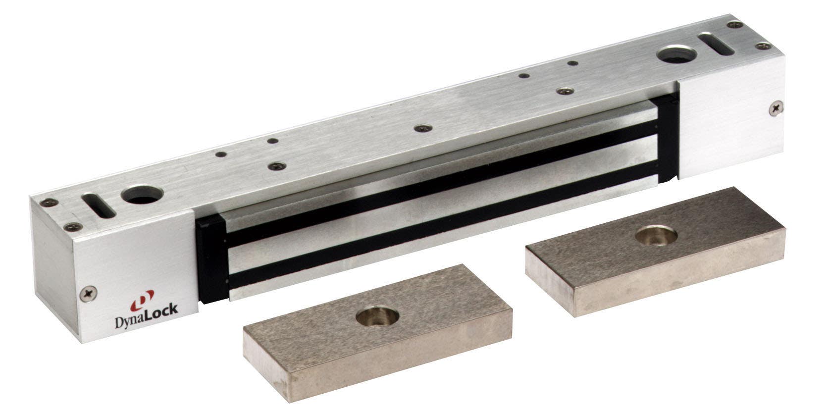 DynaLock 2268-15 Single Outswing, Low Profile 1200 lb Holding Force Maglock W/ Dual Armature, Finish-Satin Aluminum