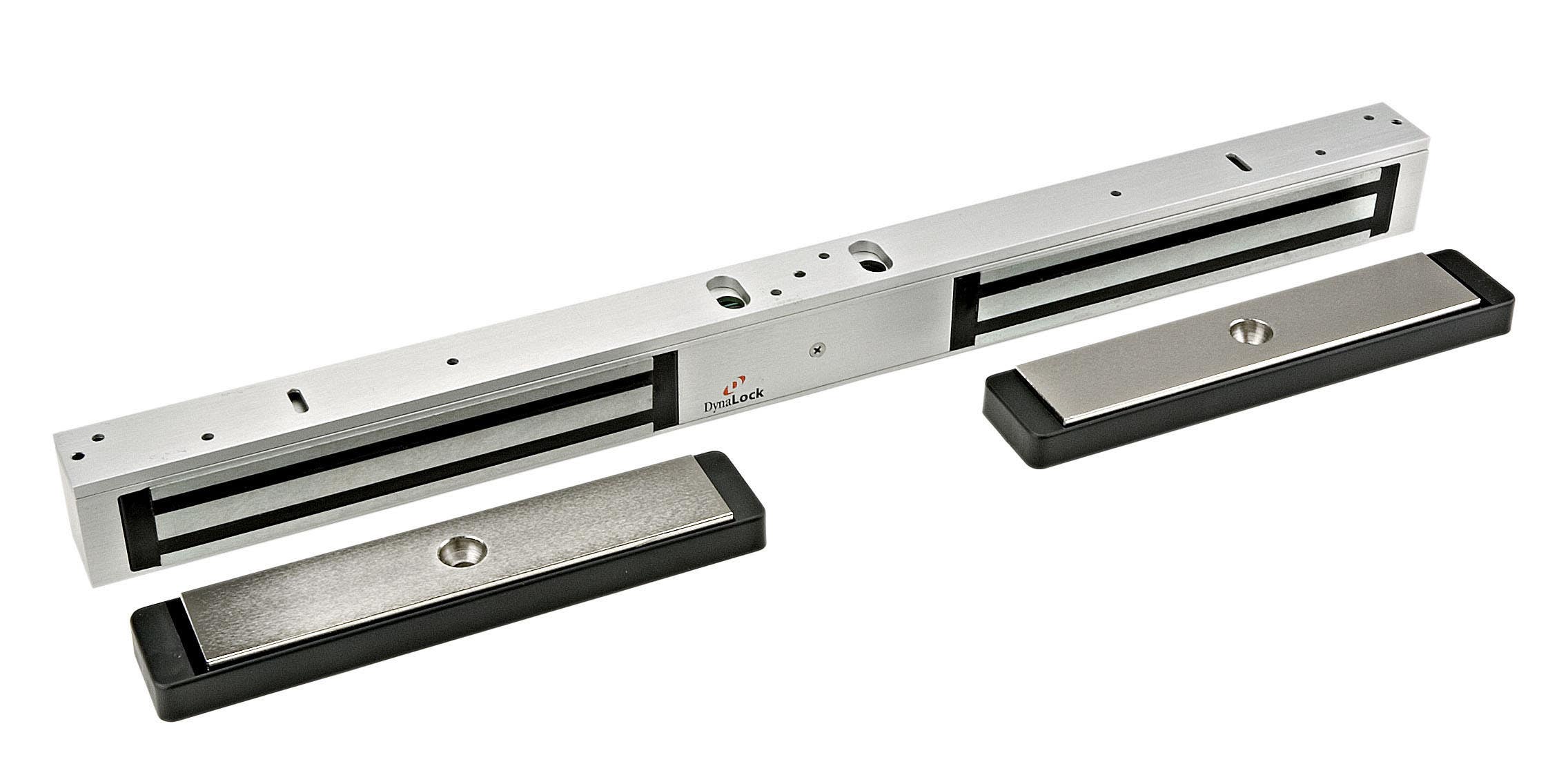 DynaLock 2282 Double Outswing, Low Profile 1200 lb Holding Force Maglock, Finish-Satin Aluminum