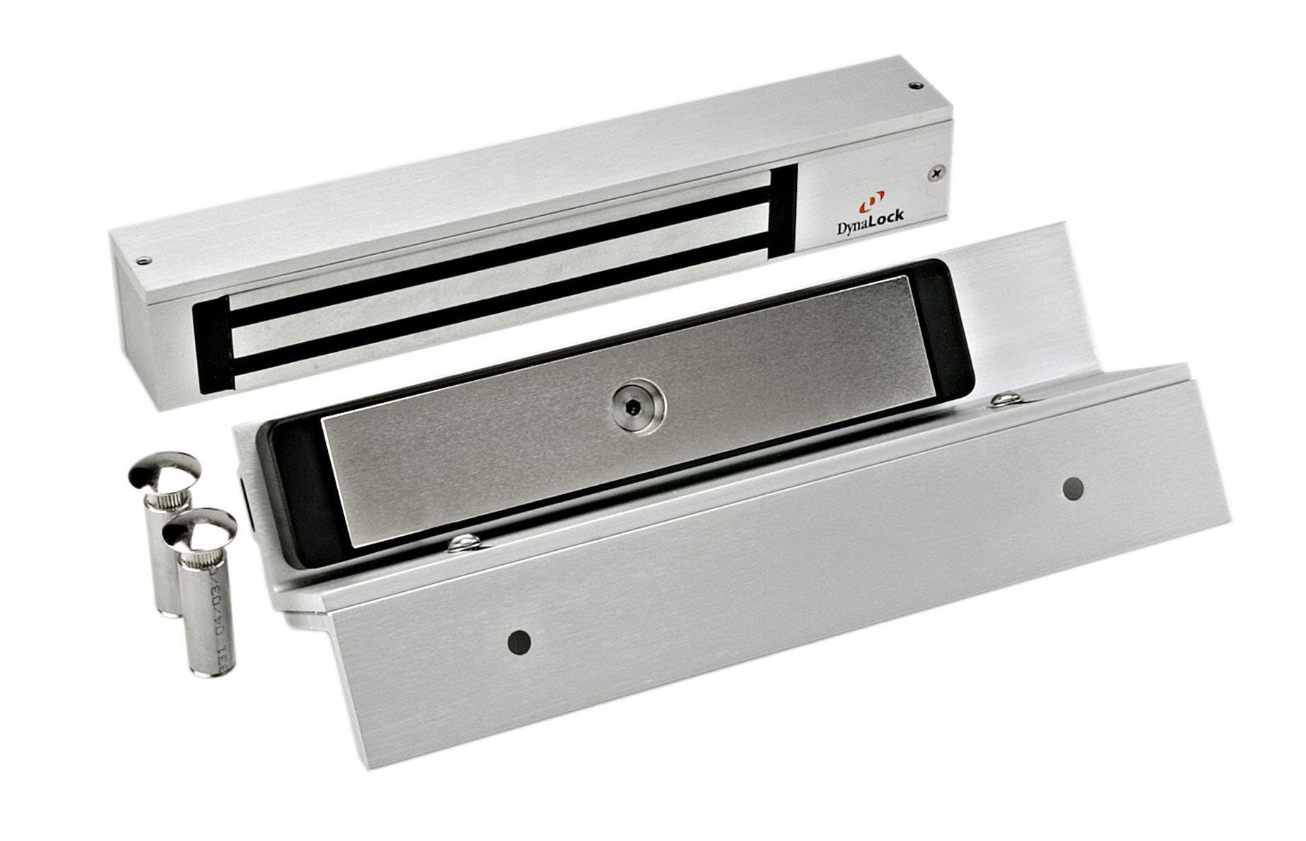 DynaLock 2280TJ80 Single Inswing, Low Profile 1200 lb Holding Force Maglock, Finish-Satin Aluminum