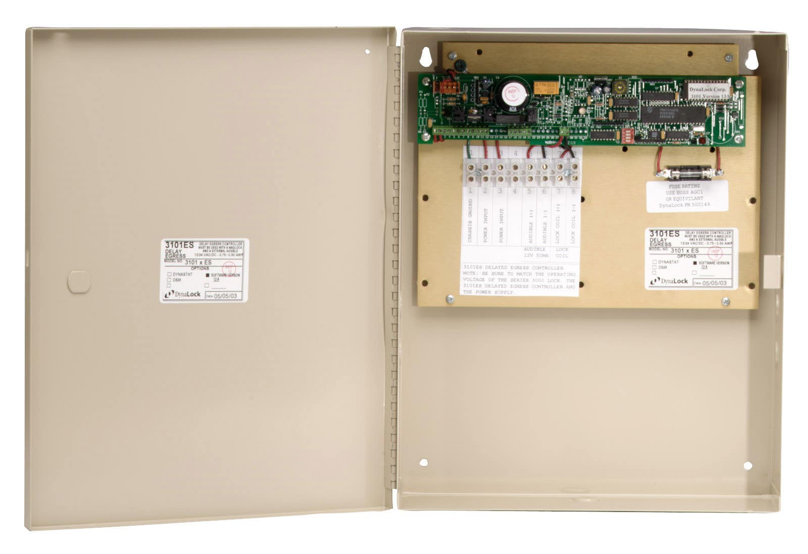 DynaLock 3101C-ES Indoor Delay Egress Controller In Steel Enclosure