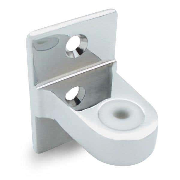 Jacknob 3740 Hinge Bracket Top Ampco-flat 1350-0 w/ Zamac Material & Polished Chrome Finish