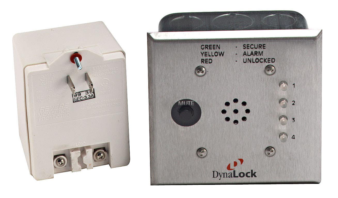 DynaLock 6350 Four-Zone Monitor Station for Delayed Egress Systems, Includes (1) 5312