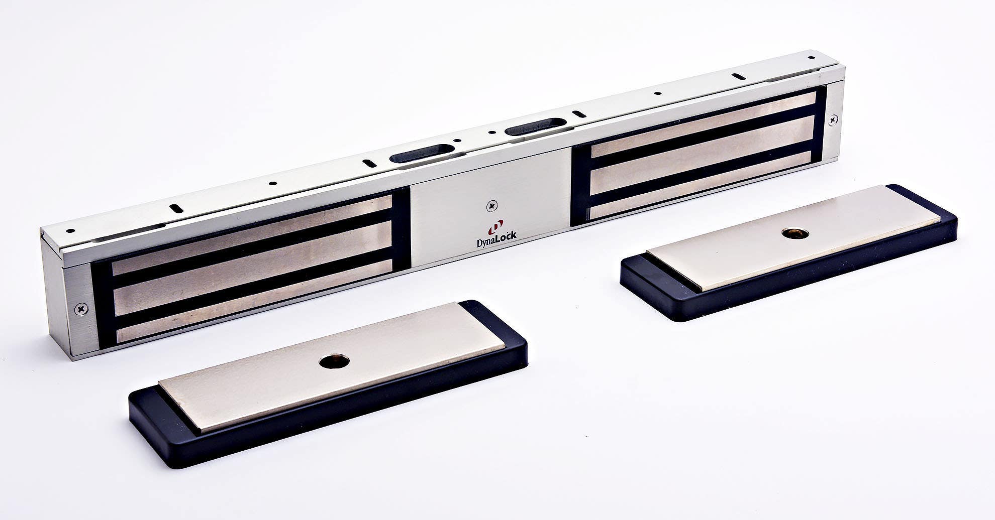 DynaLock 3002 Double Outswing Maglock, Finish-Satin Aluminum