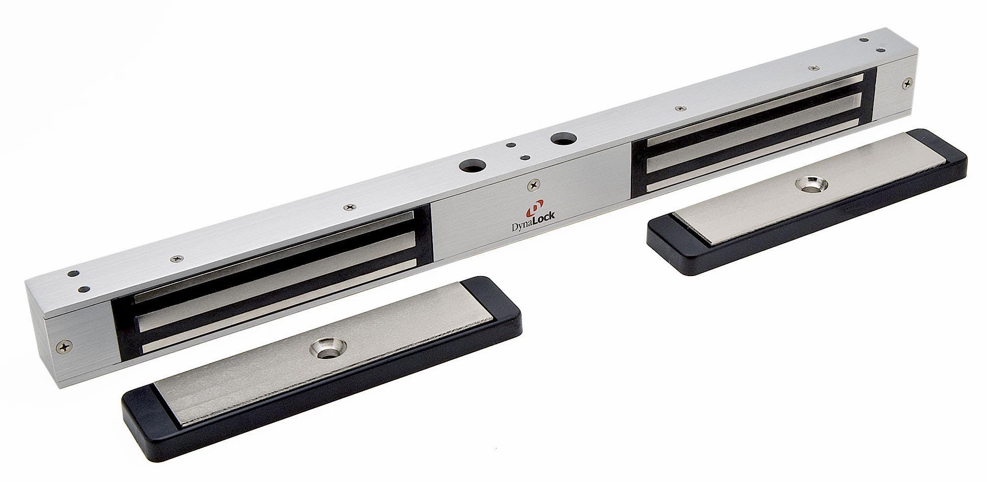 DynaLock 2522 Double Outswing 650 lb Holding Force Maglock, Finish-Satin Aluminum