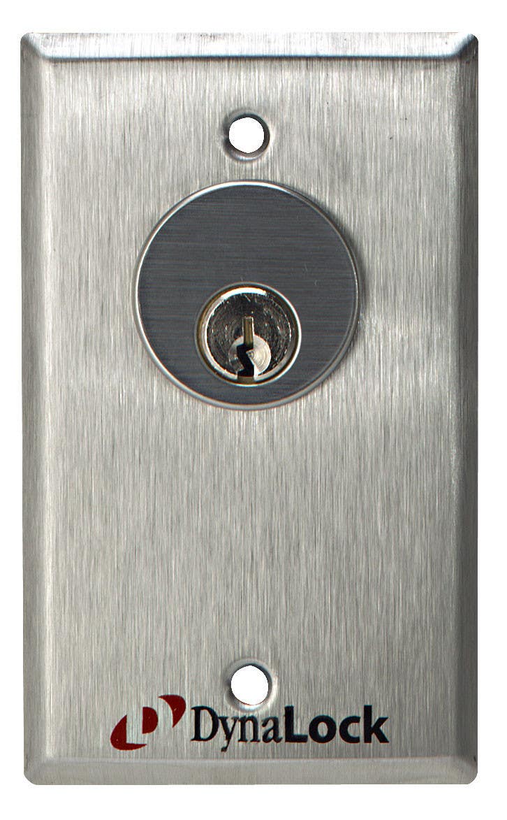 DynaLock 70 Keyswitch, Finish-Satin Stainless Steel