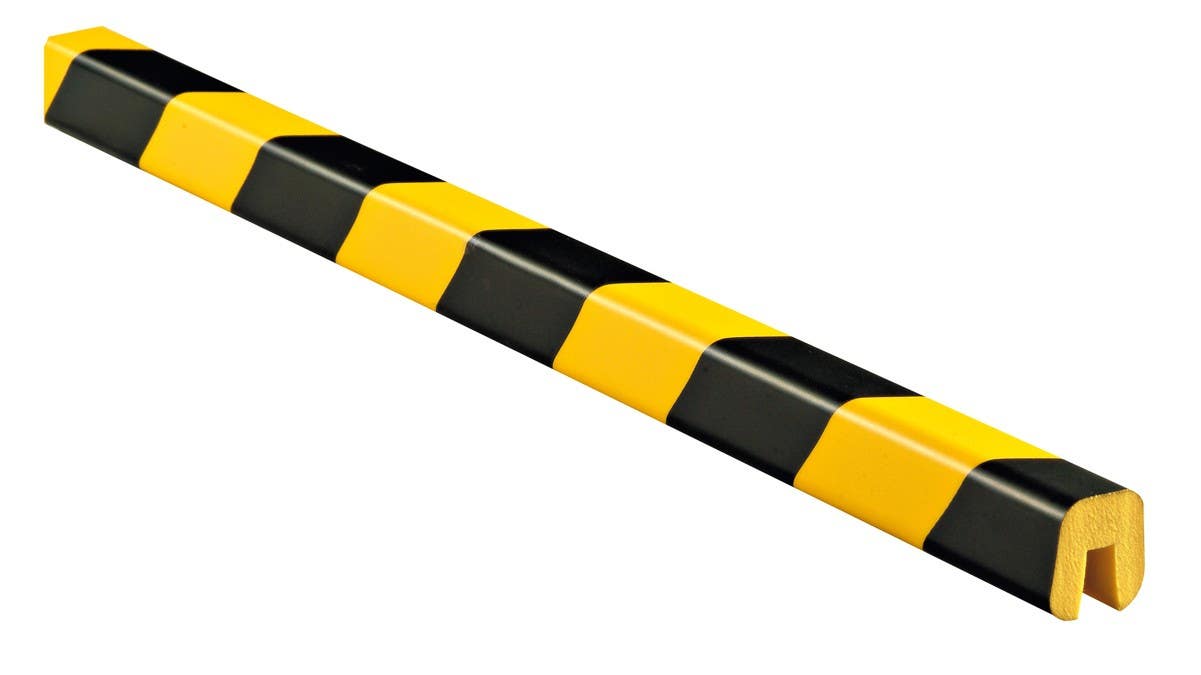 American Permalight 82-9404 G Type I-Beam Shelf Bumper, Black-Yellow