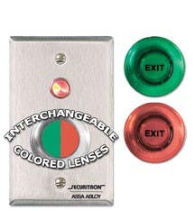 Securitron PB Medium Round Illuminated Push Button