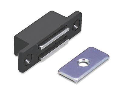 Sugatsune MC-0051 Magnetic Catch, Magnetic Force-5.5 Kg (12 lbs), Finish-Black