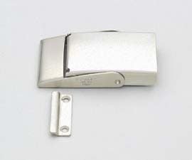Sugatsune STF-100 Draw Latch (w/ Safety Lock), Finish-Satin