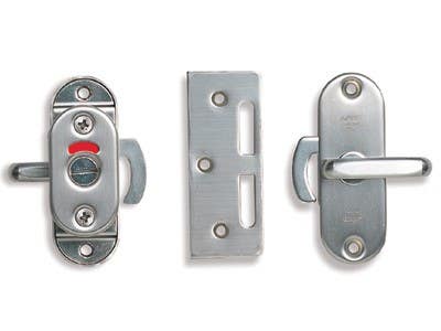 Sugatsune HHC-85 Sliding Door Latch w/ Indicator, Finish-Satin