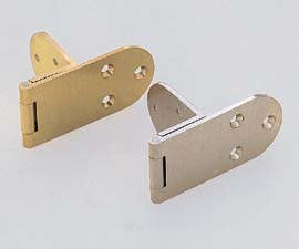 Sugatsune AHA-24 Cabinet Overlay Angle Hinge, Material-Brass