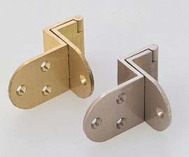 Sugatsune AHB-18 Cabinet Overlay Angle Hinge, Material-Brass