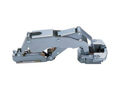Sugatsune H160 Cabinet Concealed Hinge, 28 mm Overlay, Finish-Satin Chrome