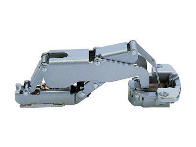 Sugatsune H160 Cabinet Concealed Hinge, 23 mm Overlay, Finish-Satin Chrome