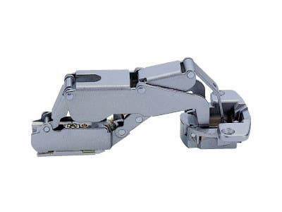 Sugatsune H160 Cabinet Concealed Hinge, 18 mm Overlay, Finish-Satin Chrome