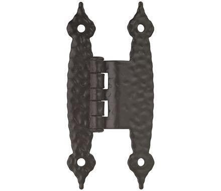 Amerock BPR3406 Non Self-Closing Face Mount Cabinet Hinge, 3/8" Offset