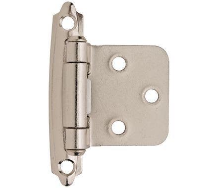 Amerock BPR3429 Self Closing Face Mount Cabinet Hinge, Variable Overlay