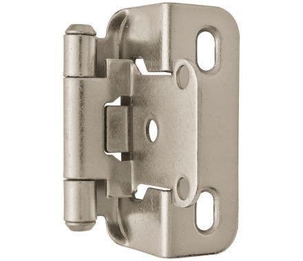 Amerock BPR7550 Self Closing Partial Wrap Cabinet Hinge, 1/2" Overlay