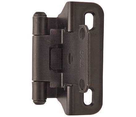 Amerock BPR7566 Self Closing Partial Wrap Cabinet Hinge, 1/4" Overlay