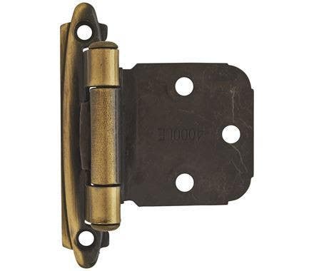 Amerock BPR7629 Self Closing Face Mount Cabinet Hinge, Variable Overlay