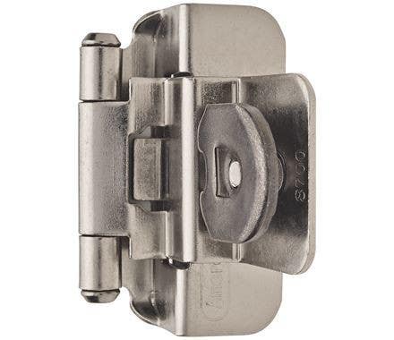Amerock BPR8700 Double Demountable Cabinet Hinge, 3/8" Inset