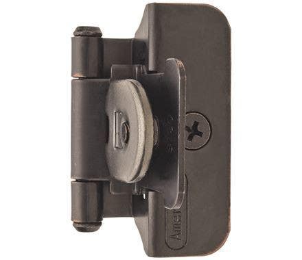 Amerock BPR8701 Double Demountable Cabinet Hinge, 1/4" Overlay