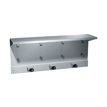 ASI 10-1308 Shelves/Utility Hook & Mop Strip - Surface Mounted